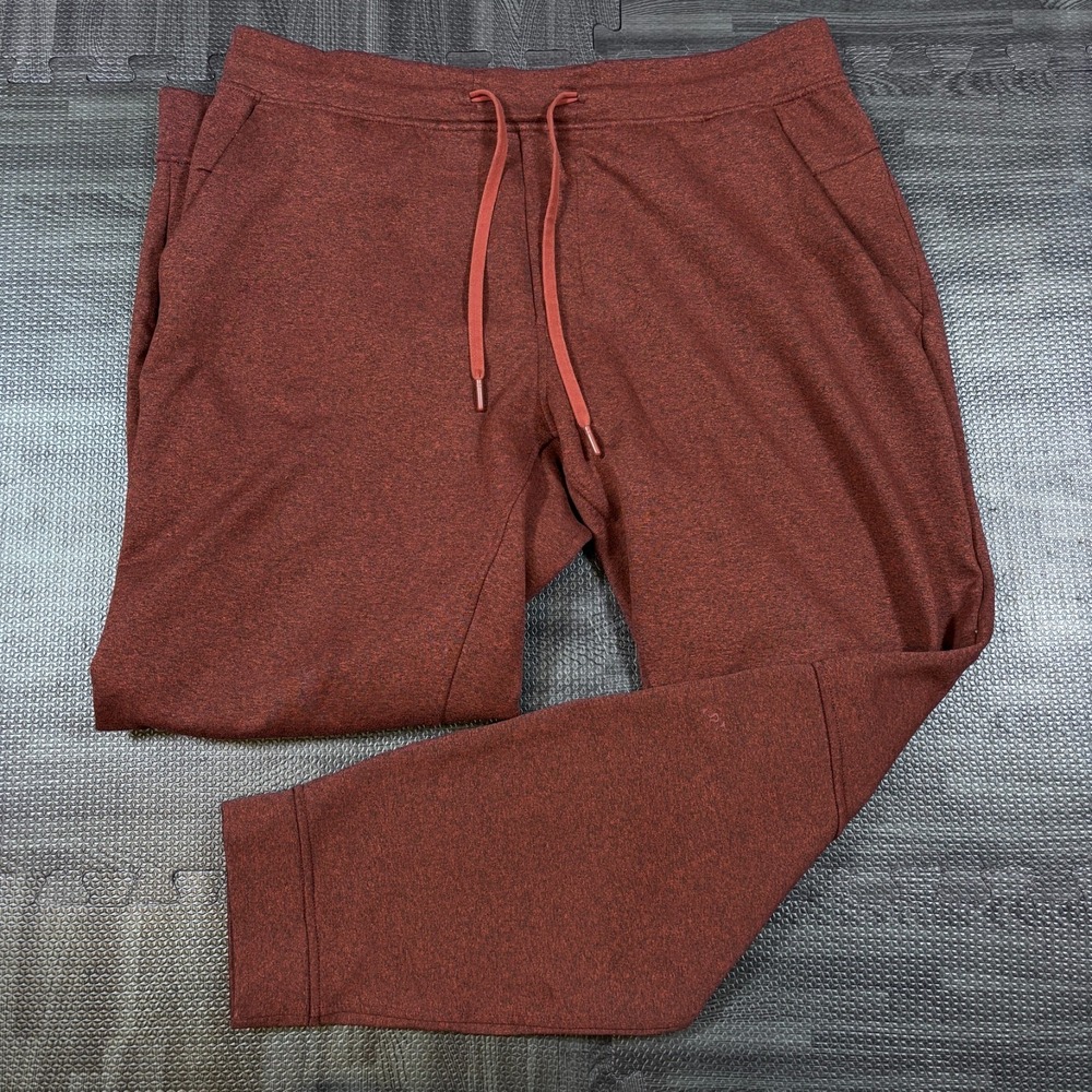 Lululemon Pants Mens XL Red City Sweat Jogger Athletic Gym Casual M5623S